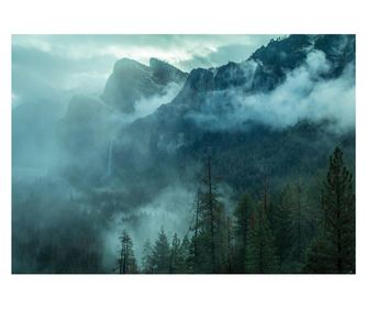 Fototapeta Priroda Šuma Magla Planine 368x254 cm, Vlies Tapeta, Dekorativna, Zid, Dnevni boravak