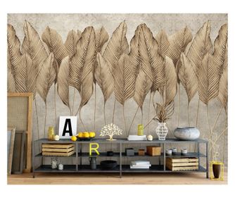 Fototapeta Lišće 400x280 cm Moderni Vlies Tapeta Spavaća Soba Dnevni Boravak