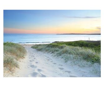 Fototapeta Plaža More Priroda 3D 312x219 cm, Vlies Tapeta, Dekorativna, Zid, Dnevni boravak