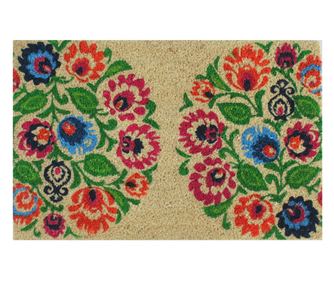 Covoras intrare Flower Power design Flori, 40x60 cm