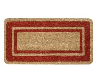 Covoras intrare, rosu, 33x60 cm