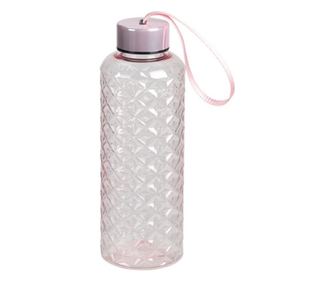 Μπουκάλι νερού Excellent Houseware, πλαστικό AS, 7x20 εκ., 500 ml, ροζ