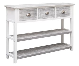 Szolga, antik szrke, 108x30x76 cm, tmr paulownia fa