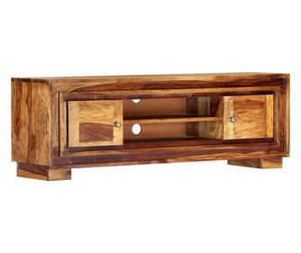 Comodă TV, 118 x 30 x 40 cm, lemn masiv de sheesham