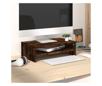 Υποστήριξη για οθόνη καπνιστή δρυς 42x24x13 εκ. επεξεργασμένο ξύλο