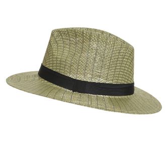Palarie Panama din paie pentru barbati, PAMI, PB-0223-200-2, 57 cm, Verde