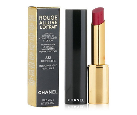 Ruj de buze, Chanel, Rouge Allure L'Extract, 832 Rouge Libre