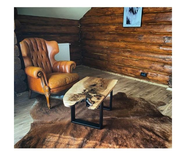 Set 2 picioare masa, stil scandinav, vopsire in camp electrostatic, finisaje premium, metal