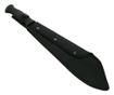 IdeallStore® vadászmachete, Survival Instinct, 45 cm, rozsdamentes acél, fekete, hüvely mellékelve