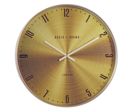 Stenska ura iz črnega zlata 50x5 cm