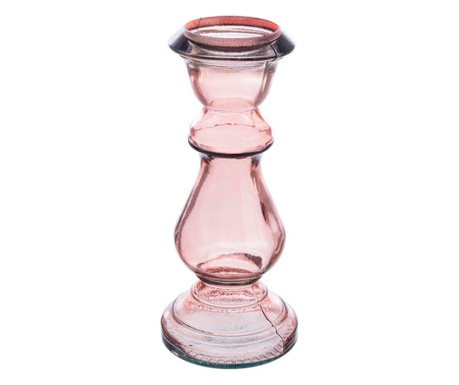 Set 6 sfesnice sticla roz Jody 13x30 cm