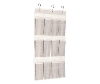 Set od 6 tekstilnih organizatora Tidy bež 44x84 cm