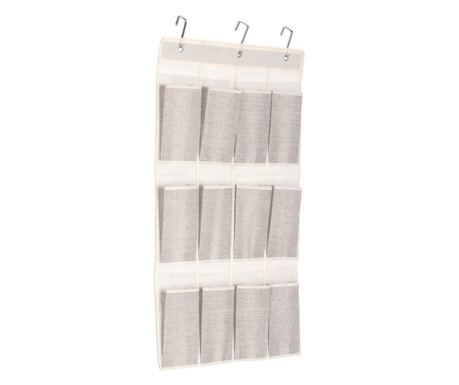 Set 6 organizatoare textil bej Tidy 44x84 cm