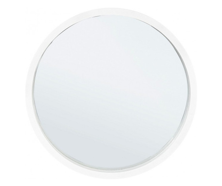 Tiziano belo leseno stensko ogledalo 52 cm