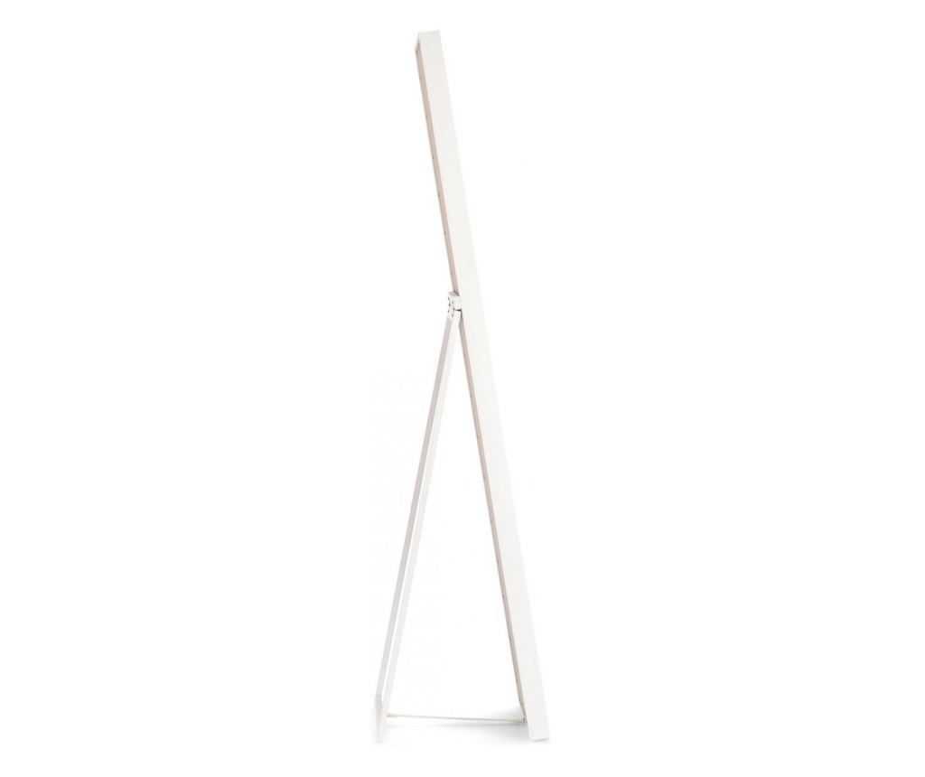 Подовo огледало Tiziano, бяло дърво, 40x6.5x170 см - 4