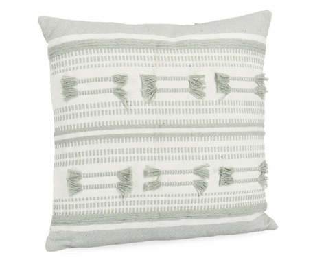 Set od 4 ukrasna bijelo-zelena Alexie jastuka 45x45 cm