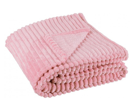 Rachele růžová polyesterová deka 150x200 cm