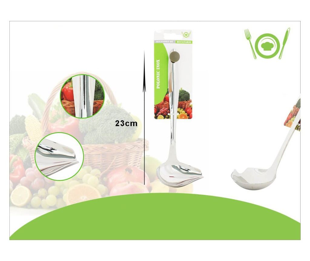 Polonic pentru supa din inox, 23 cm, 455COF - 3