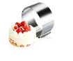 Forma pentru torturi, rotunda reglabila 16-30 cm, Inaltime 8,8 cm, Inox, 461COF