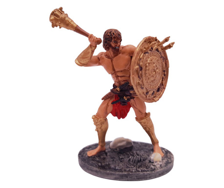 IdeallStore® vezető figura, Erőteljes Herkules, gyűjtői kiadás, kézzel készített, 8 cm