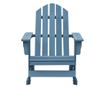 Адирондак синя градинска люлееща се маса от масивна иглолистна дървесина thumbnail 2