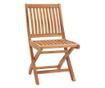 Сгъваеми градински столове с възглавници, 8 бр., масивна тикова дървесина thumbnail 4