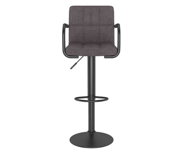 Barski stol, taupe siva, blago