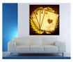 Laminirana samolepilna tapeta Igralnekarte1 - 150 x 150 cm - Deko Interior Concept