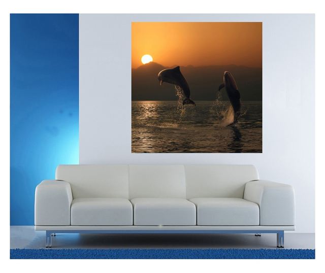 Laminirana samolepilna tapeta Delfini6100 - 100 x 100 cm - Deko Interior Concept