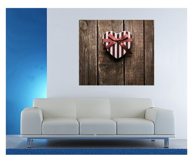 Ламиниран самозалепващ тапет Сърце2 - 173 x 150 см - Deko Interior ...