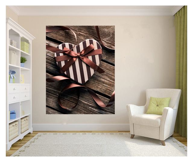 Laminirana samolepilna tapeta Srce3 - 150 x 193 cm - Deko Interior Concept