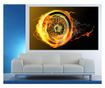Laminirana samolepilna tapeta Kolo v ognju3100 - 62 x 100 cm - Deko Interior Concept