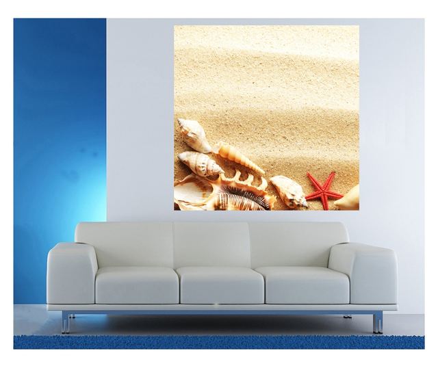 Laminirana samolepilna tapeta Morskazvezda7 - 150 x 150 cm - Deko Interior Concept