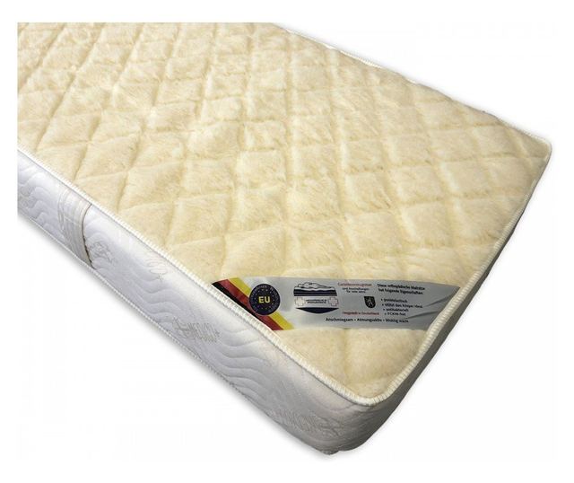 Saltea ortopedică cu lână Merino - față-verso, 18 cm, Medico Plus Merino 140x200cm