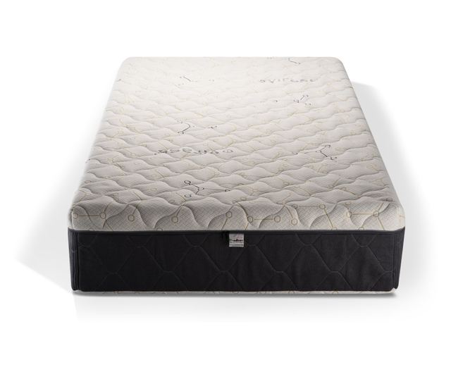 Saltea cu arcuri buzunar pe două fețe și spumă cu memorie de 25 cm, 7 zone Antiviral Virase 120x190cm