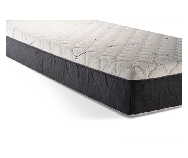 Saltea cu arcuri buzunar pe două fețe și spumă cu memorie de 25 cm, 7 zone Antiviral Virase 120x190cm