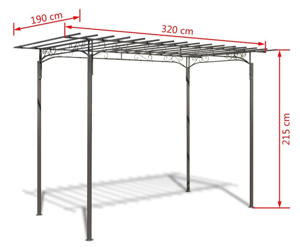 Ocelová pergola pro zahradu - 5