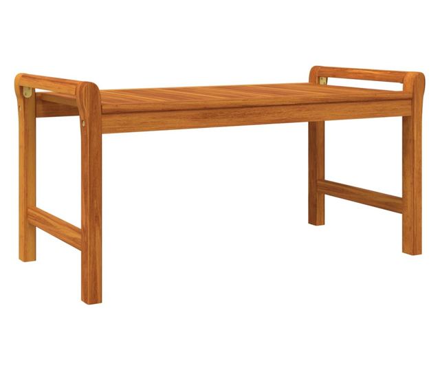 Градински комплект с възглавници, 3 части, масивно акациево дърво