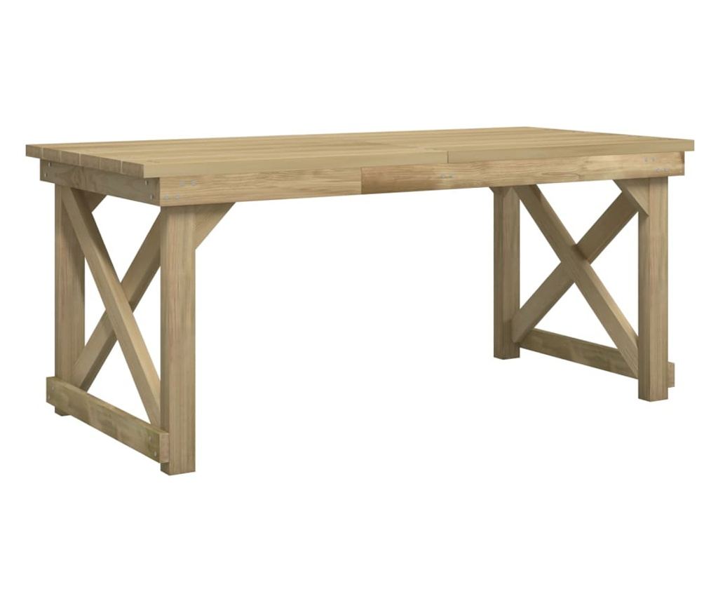 Vrtni namještaj, 3 komada, Tretirano borovo drvo - 7