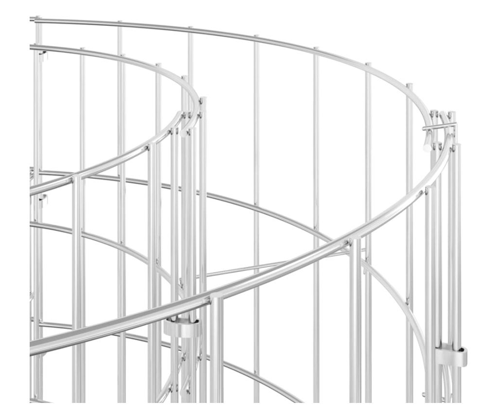 Градински компостер, Ø100x100 см, Поцинкована стомана - 5