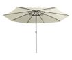 Външен чадър за слънце, метална основа, пясъчно бял 400 см thumbnail 3