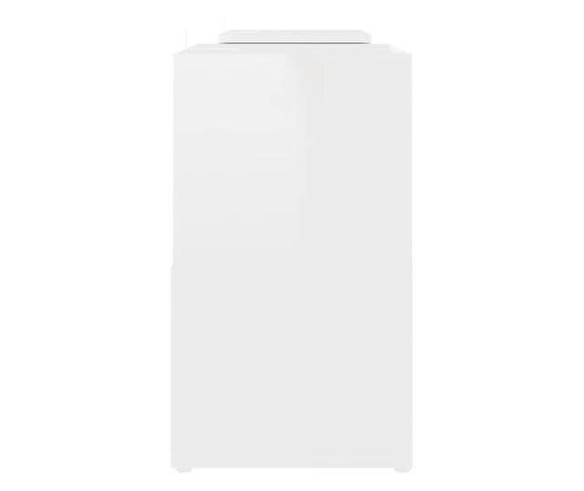 TV komoda, bijela ekstra sjajna, 104x30x52 cm, PAL