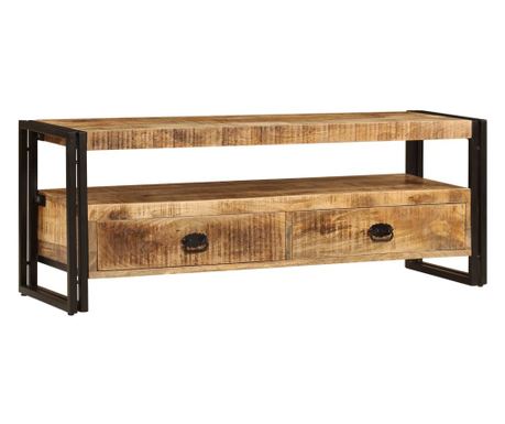 TV regal, 120 x 35 x 45 cm, masiven mangov les