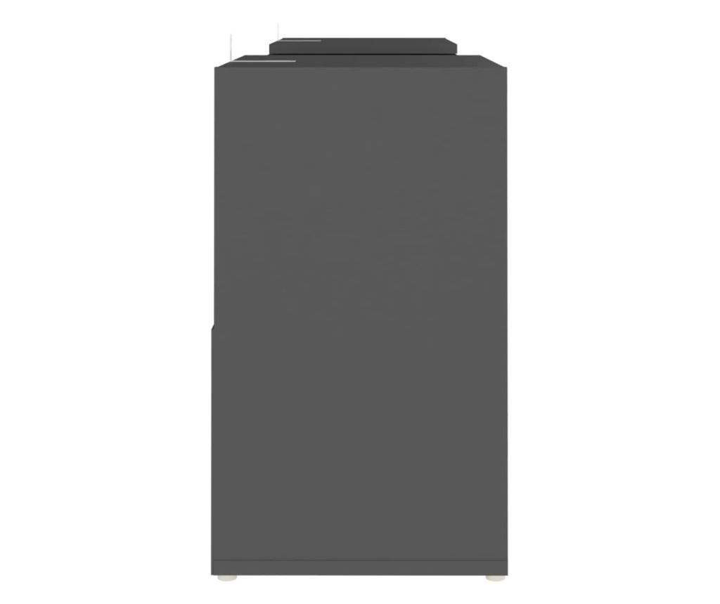 TV komoda, siva, 104x30x52 cm, PAL - 4