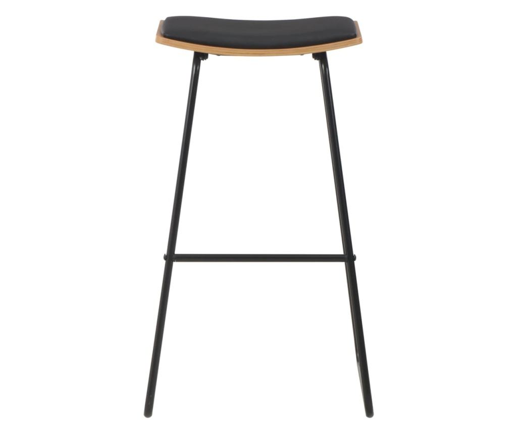 Barski namještaj, 3 komada, crni, čelik - 9