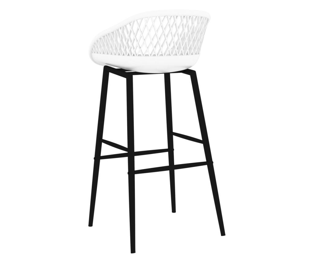 Set bar namještaja, 5 komada, bijela - 10