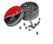 Set 250 alice de plumb IdeallStore®, Straight Shot, ascutite, calibru 4.5 mm, argintii