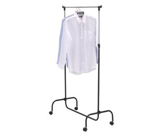 Fluxuri de imbracaminte Florentino, pe biciclete, 89x44x107,5/145 cm, negru