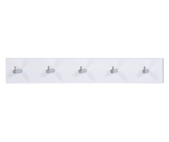 Umeras pentru vestiar pisicuta, alb, MDF si metal, cu 5 Hachen, 60x4,5x20 cm
