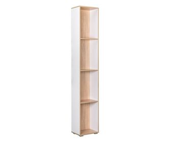 Shelving Tanta 8, Sonoma Oak and White, 38x25.9x210.6 cm
